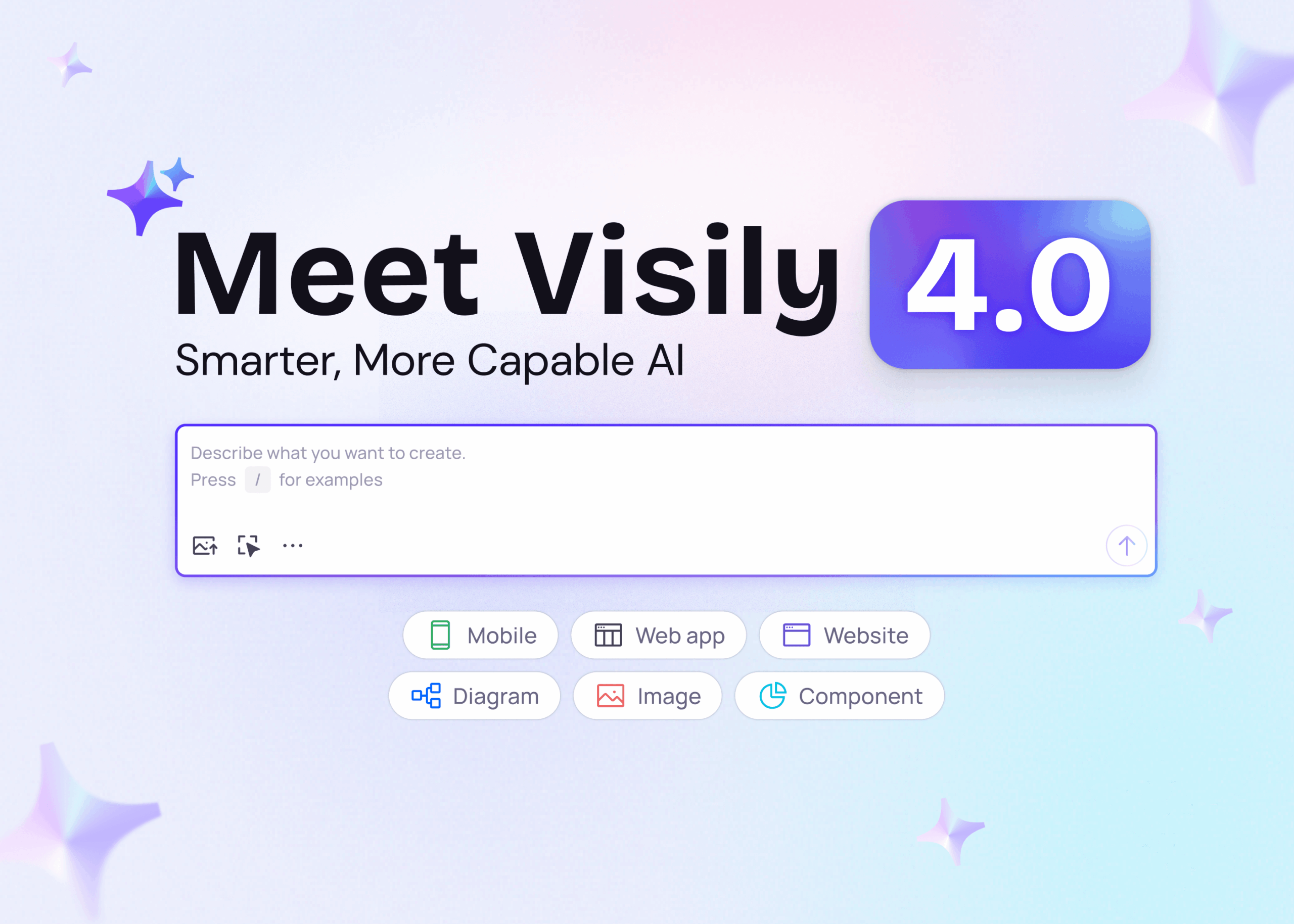 Visily AI 4.0 representing the advanced AI in the latest version.